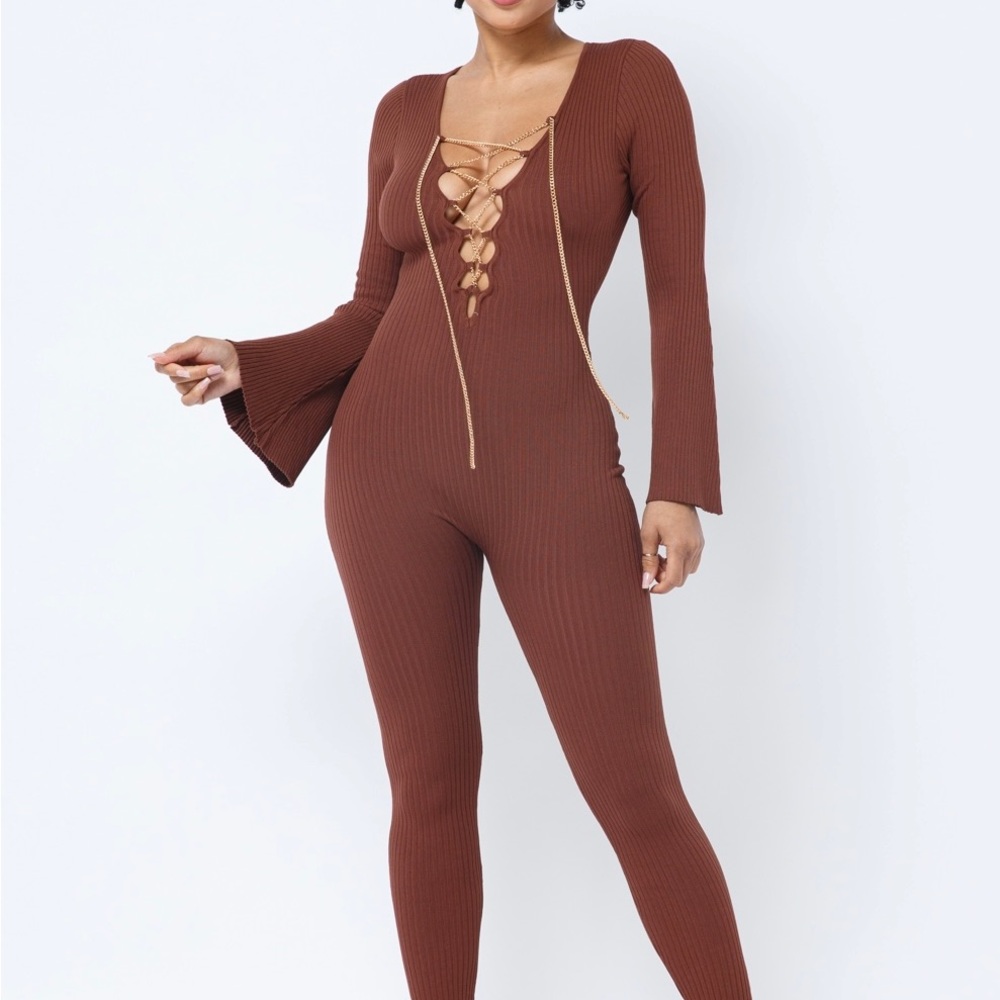 Brown Jumpsuit